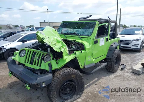 2004 Jeep Wrangler Sahara from USA, damaged, VIN 1J4FA59S44P704878